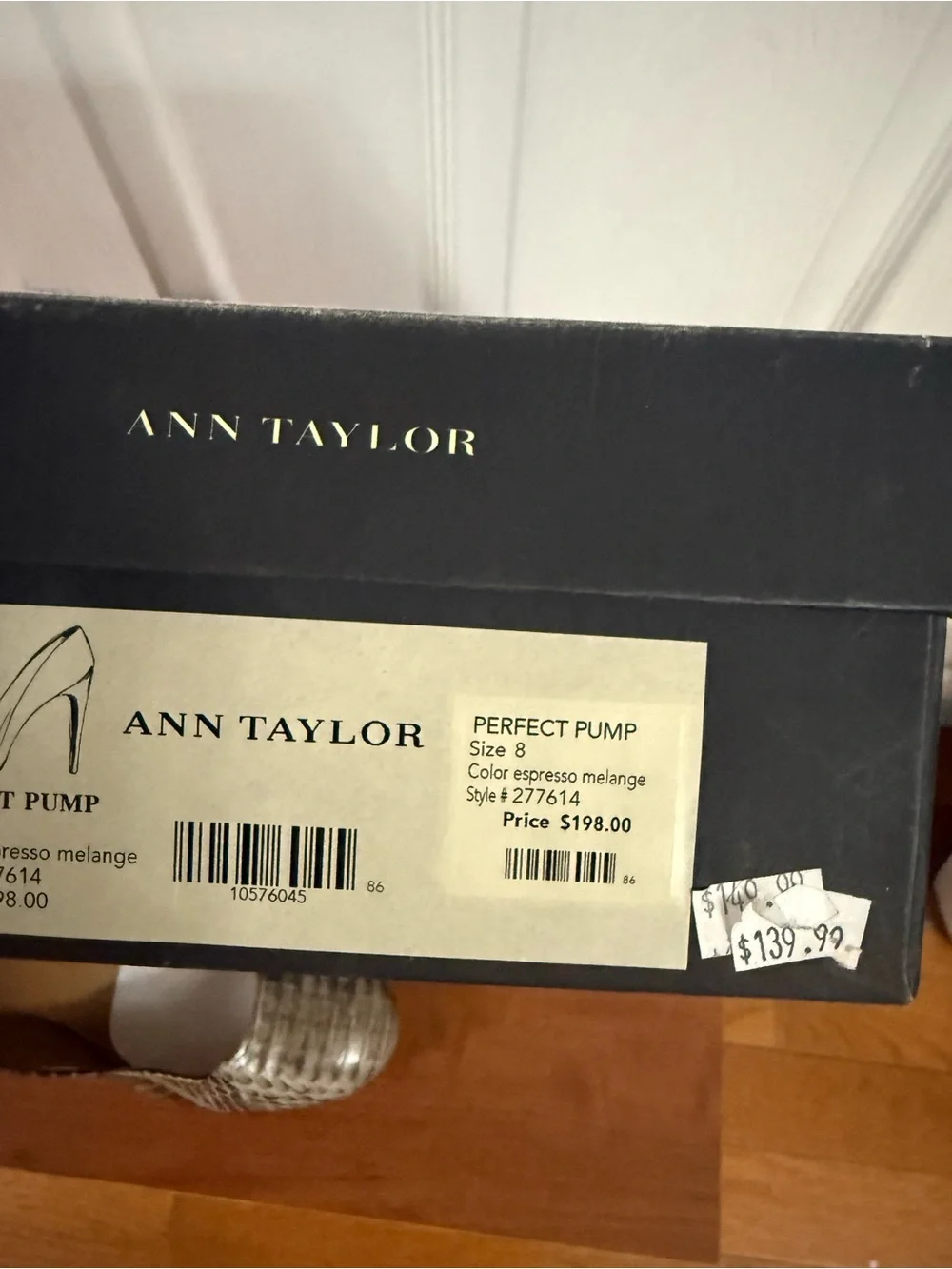 Ann Taylor Snake-Print Heels in Taupe and Beige